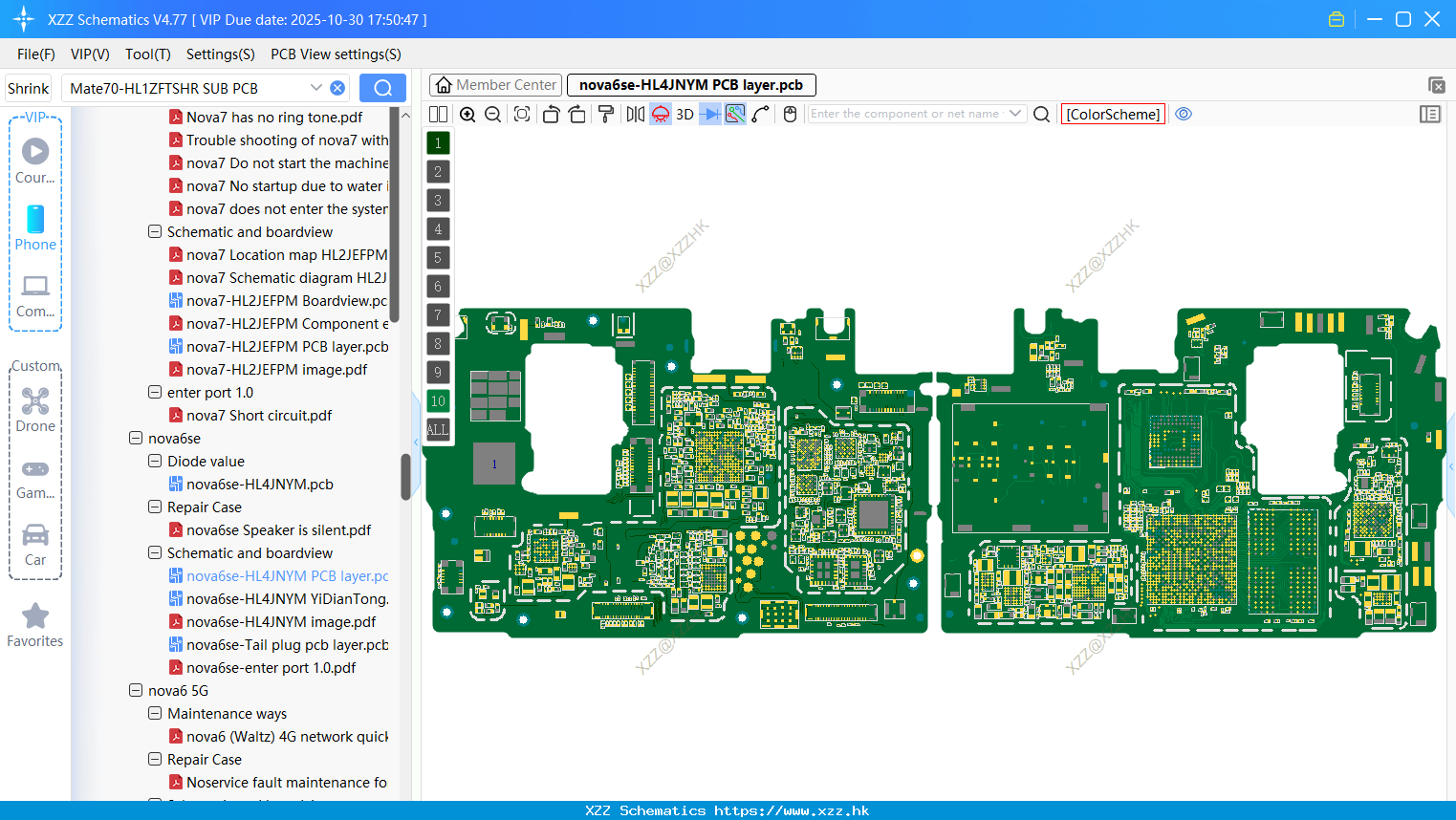 Huawei Nova6se-HL4JNYM PCB Layer